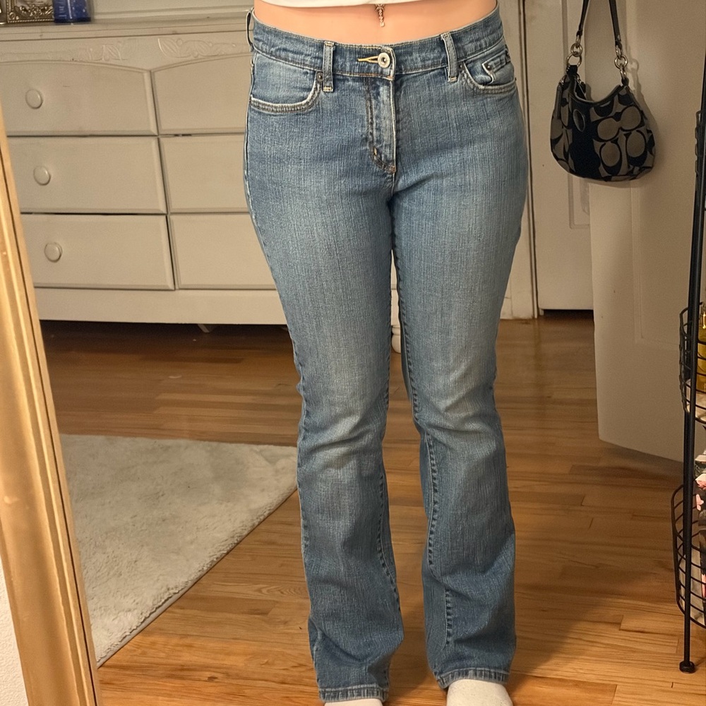 Vintage Liz Claiborne Women's Medium rise Straight Leg Blue Jeans